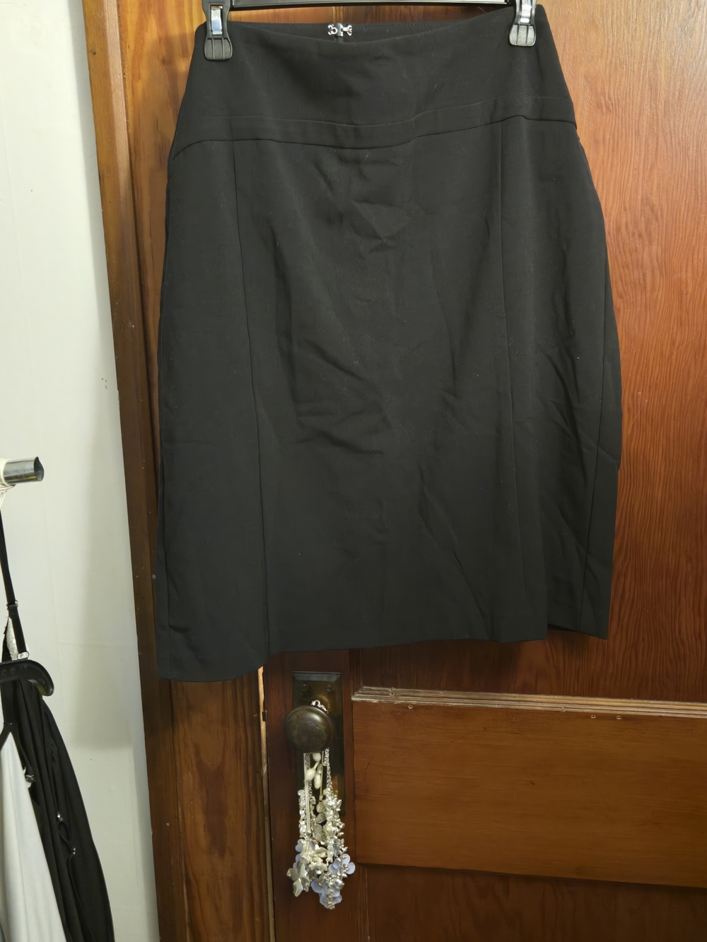 Briggs New York Black A-Line Skirt